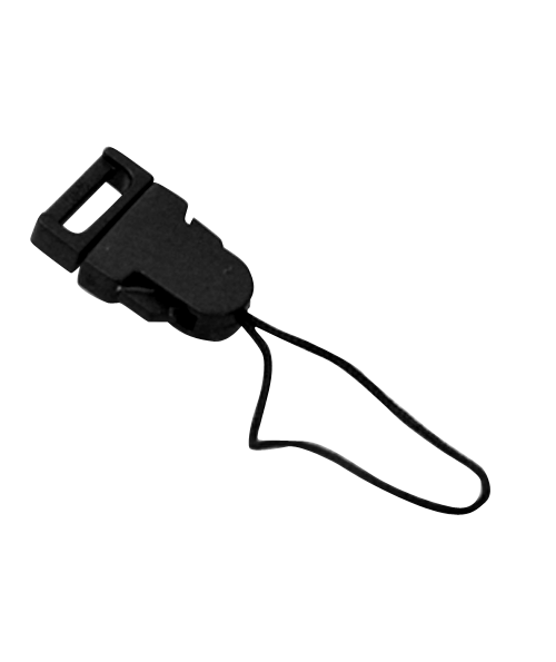 Black Plastic Clip Handphone String (A22)